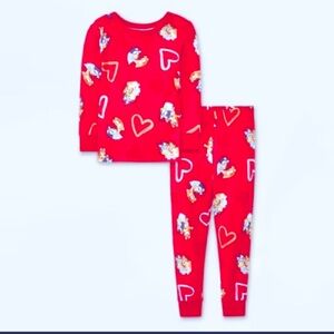 Bluey Valentines red Pajama’s! Size 8